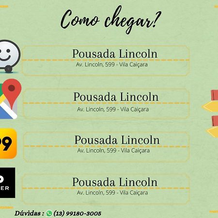 Pousada&Hostel Lincoln Praia Grande Ngoại thất bức ảnh